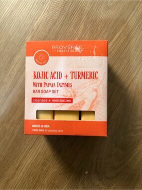 Kojic Acid + Turmeric Bar Soap Set - Yellow
